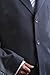 Men's Single Breasted 3 Button Grey Super 150's Wool Feel Dress Suit