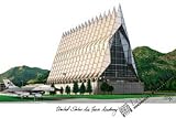 Air Force Academy Falcons NCAA 14 x 10 Limited Edition Lithograph (Unframed)
