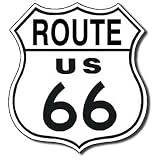 RT. 66 SHIELD Tin Sign 11"W x 11"H , 12x12