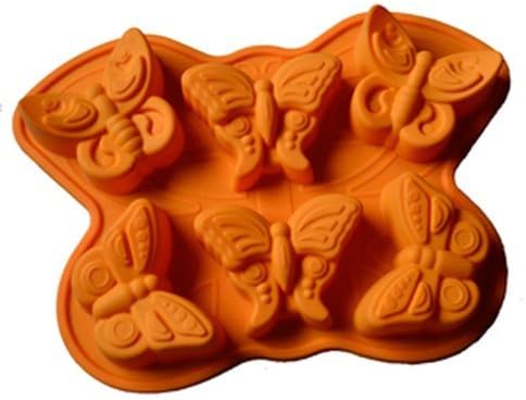 The Butterfly Shape 6 Holes Butterfly Silicone Bakeware