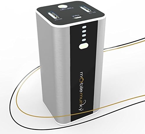 Portable Power Bank Phone Charger, Small &amp; Rugged Battery Pack For Your Iphones,Tablets,MP3 or Any Device With a USB. Recharges (2) Cells at One Time! Up To 3 Charges For Camping, Hiking, Travel