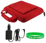 Acer Aspire One AOD150-1920 10.1-Inch Netbook Cube Carrying Case with 12v Car Charger - Red