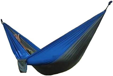 Linuo Hammock for Light Travel Camping Hiking Backpacking 500 Pounds Maximum Capacity Grey Blue