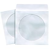 MAXELL 190133 - CD402 CD/DVD Storage Sleeves 100-pk (White)
