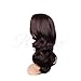 Kamo Dark Brown Charming Long Wavy Hair Wig + Wig Cap