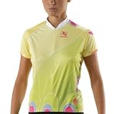 Giordana 2008 Women's Butterfly Short Sleeve Cycling Jersey - Green - gi-wssj-arts-btfl (L)