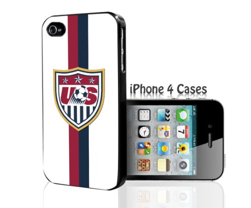 USA Soccer Team Jersey White MLS iPhone 4 4s Hard Case