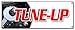 TUNE UP BANNER SIGN repair diagnosis fix check engine spark plug distributor cap fluid change oil signs