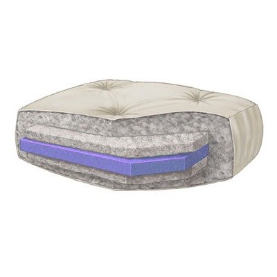 Maple Futon Mattress Size: Queen