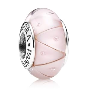 Pandora - 790922 - Drops Femme - Argent 925/1000 - Verre de Murano - Rose