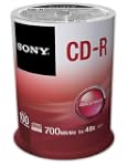Sony  100 x CD-Rs 700 MB