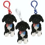 TY Beanie Babies - BO the Portuguese Water Dog Key-Clip