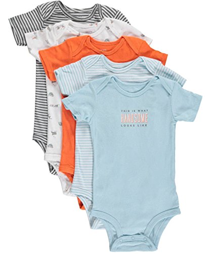 Carter's Baby Boys' 5 Pack Bodysuits (Baby)
