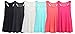 EttelLut Women Cool Relaxed Loose Fit Rayon Knit Racerback Sports Tank Tops Black XXL