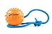 The Nero Ball Classic TM - K-9 Ball On a Rope Reward and Exercise Toy - Police K-9 - Schutzhund - Natural Rubber (2.75