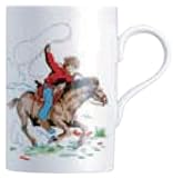 Review Churchill China (UK) Ltd  / Cath Kidston Mug - Cowboy Cedar shape
