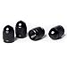 Circuit Performance VC4 Series Black Aluminum Valve Stem Caps (Set of 4)