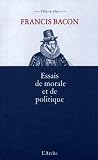 Essais de morale et de politique