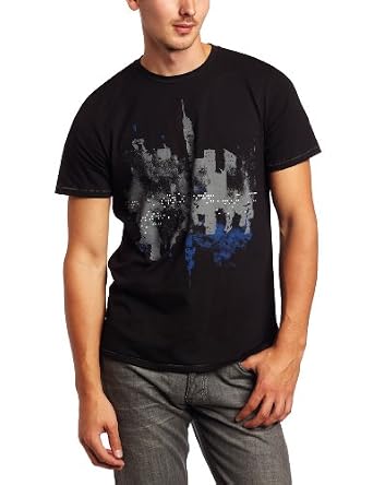 Kenneth Cole Men's Crew Cityscape Tee