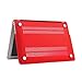 HDE Plastic Hard Shell Case and Keyboard Cover for MacBook Air 11 Inch (Models: A1370/A1465), Red