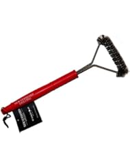 Lawn & Patio: The NEW STANDARD in Grilling Tools ***NOW ON SALE*** This Heavy Duty 16" SST Grill Brush is Different From The Rest. The Extra Long Handle and Stainless Steel Bristles Combine For Easy Grate Cleaning - Designed For Both Men and Women - This Durable "T" Shaped Stainless Steel Brush Is Perfect for ALL Types of Grills and Smokers! Full One Year 100% Unconditional -No Hassle- Guarantee! Try It Risk Free Now! - Morning Hamlet LLC