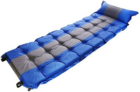 Itechzhu 2 In Thick Lightweight Self-Inflating Pad with Pillow Camping Hiking Tent