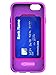 Body Glove Satin Wallet Cell Phone Case for Apple iPhone 6/6s, Dark Pink