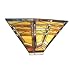 Kichler Lighting 69018 2-Light Steveston Art Glass Wall Sconce, Dore Bronze