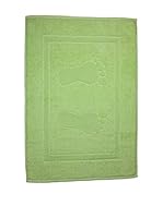 Flor De Algodón Alfombra de Baño 850 gr Verde Agua 70x50 cm