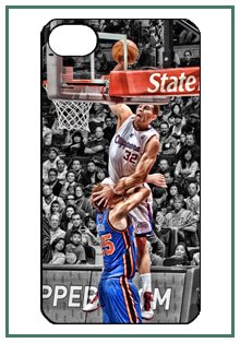 Blake Griffin LA Los Angeles Clippers NBA iPhone 4s iPhone4s Black Designer Hard Case Cover Protector Bumper
