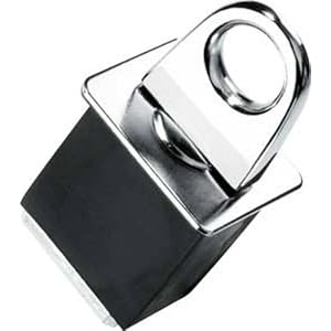 Master Lock 3077DAT Rubber Block Chrome Anchor Point