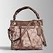 AUTHENTIC COACH PARKER OP ART CONVERTIBLE HIPPIE BAG (Rosegold/Bronze)
