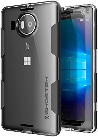 Microsoft 950 XL Case, Ghostek® Cloak Series for Nokia Lumia 950 XL Slim Hybrid Impact Armor Cover Carrying Case | HD Screen Protector | Warranty Exchange | Aluminum Bumper | Ultra Fit (Black)