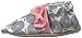Robeez Petal Pop Crib Shoe (Infant), Grey/Sorbet, 6-12 Months M US Infant
