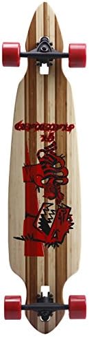 Lovesporter Professional Drop Through Longboard Bamboo Maple Complete Skateboard (42")
