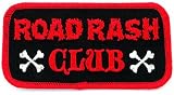 Road Rash Club Patch Embroidered Iron-On Motorcycle Biker Emblem