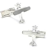 Prop Plane Airplane Sterling Silver Cufflinks Cuff Links