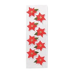 Martha Stewart Crafts Dimensional Poinsettia Stickers