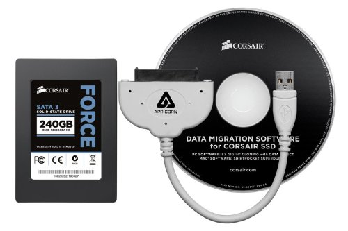 Corsair Force Series 3 240GB interne SSD-Festplatte (6,4 cm (2,5 Zoll), SATA III) Notebook Preisvergleich