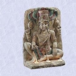 Meditation buddha statue Altarpiece asian sculpture New