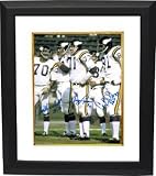 Jim Marshall signed Minnesota Vikings 11x14 Photo Custom Framed w/Eller & Larsen
