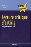 Lecture critique d'article : Pr�paration aux ECN