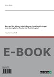 Zorn auf der B&uuml;hne: John Osbornes 'Look Back in Anger' und das englische Theater der Nachkriegszeit - Ulrike H&auml;&szlig;ler