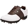 Callaway Men's C-Tech Saddle Golf Shoe,White/Brown/Dark Brown,14 M US