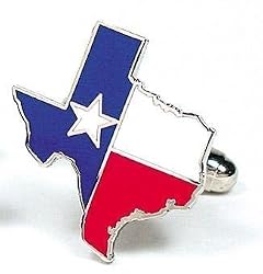 Texas Flag Cufflinks - National/State Pride Formal Wear - Cufflinks