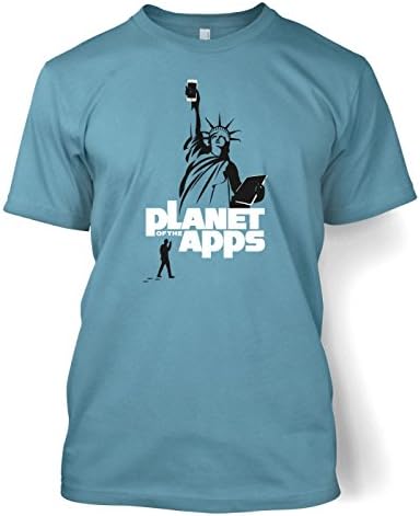 Planet Of The Apps T-shirt - Stone Blue Small (34/36")