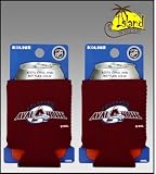 SET OF 2 COLORADO AVALANCHE NHL CAN KADDY KOOZIE COOLER