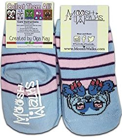 MooshWalks Newborn Socks - Lily 0-12M
