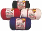 BONNIE MACRAME BRAID CRAFT CORD 6MM 100 YARDS-BLACK
