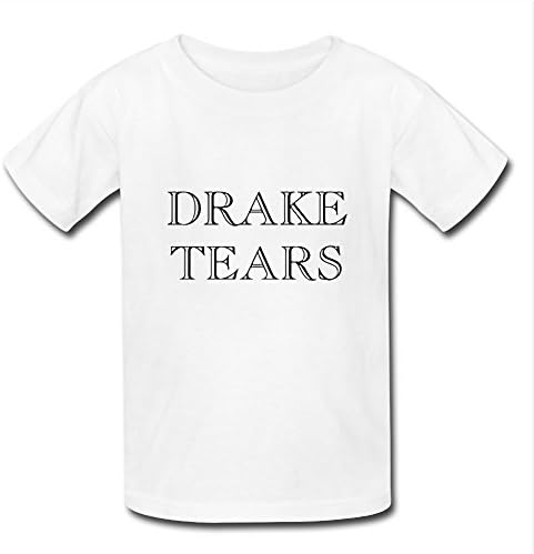 Drake Tears 100% Cotton Short Sleeve T-shirt(USA Size)for Men